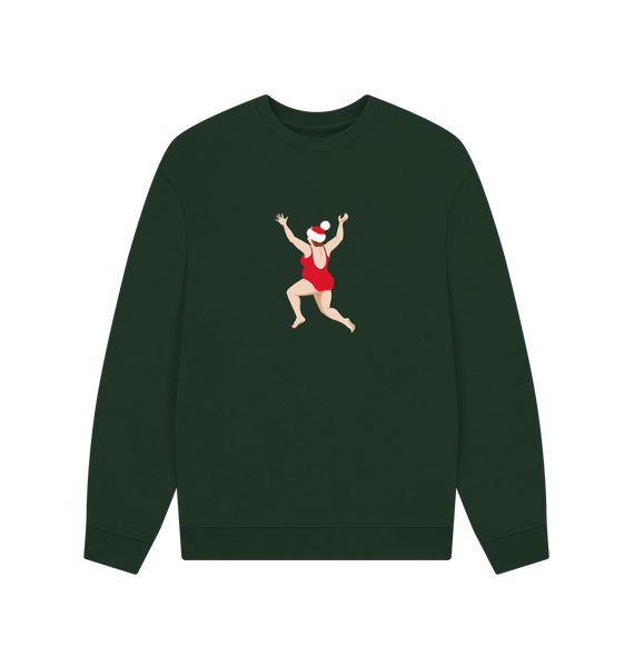 Evergreen Christmas Jumper. Unisex oversized sweatshirt