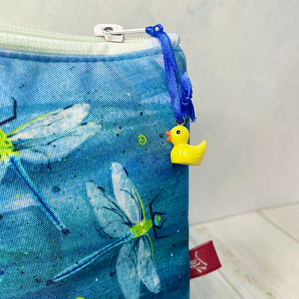 Waterproof swim pouch. Dragonflies design