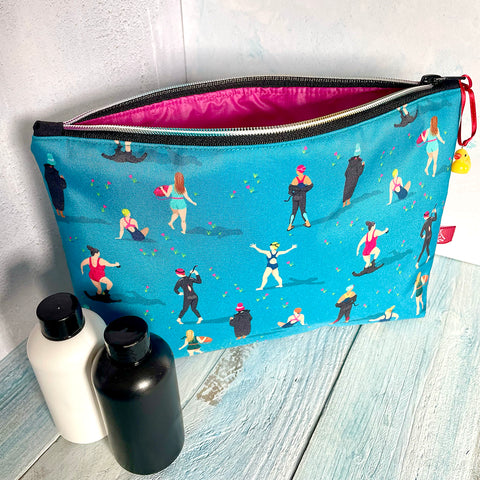 Waterproof swim pouch. Fish Out Of Water design