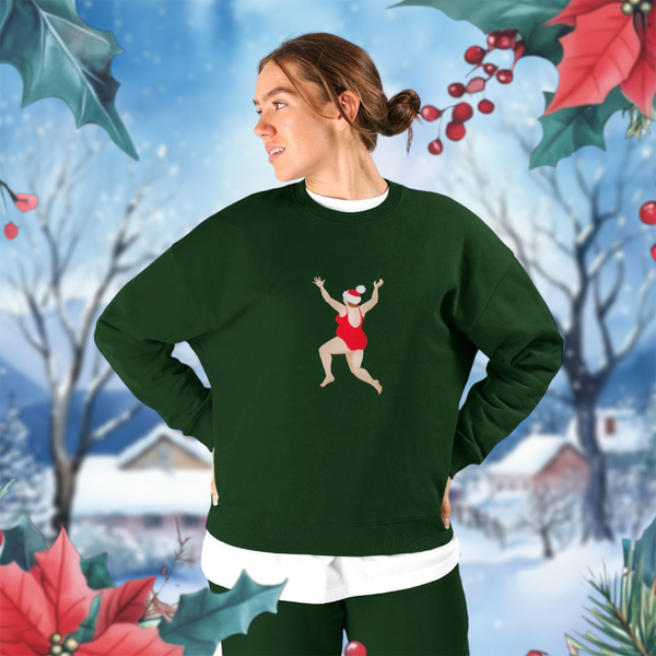 Christmas Jumper. Women's oversized sweatshirt