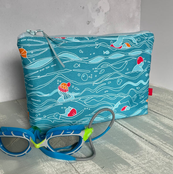Waterproof swim pouch. Outdoor swimmers design
