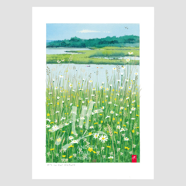 Open Water Swimming art print 'It's In Our Nature'