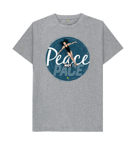 Athletic Grey Peace Not Pace - unisex fit