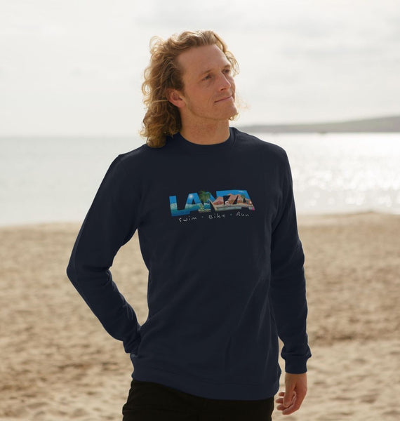 Lanza, Swim Bike Run sweatshirt. Men's fit