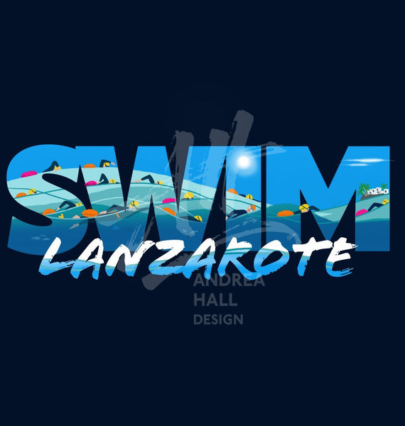 Swim Lanzarote t-shirt. Classic fit