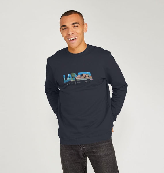 Lanza, Swim Bike Run sweatshirt. Men's fit