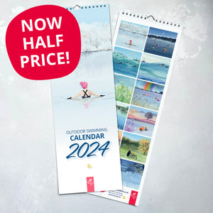 2024 Outdoor Swimming Calendar, featuring 12 images by Andrea Hall