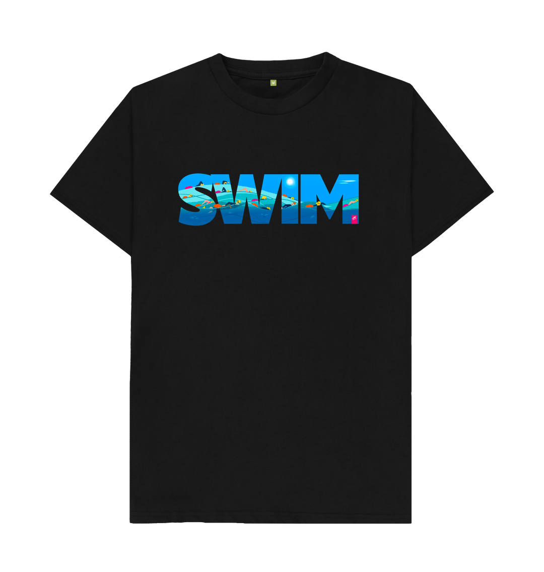 Black Just SWIM classic t-shirt