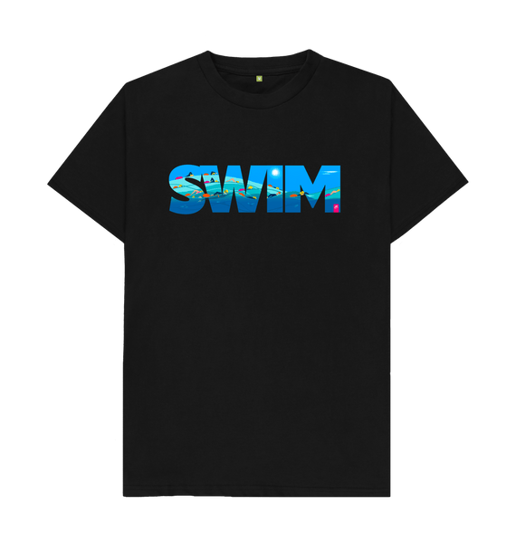 Black Just SWIM classic t-shirt