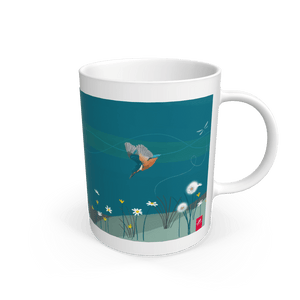 White Kingfishers Mug
