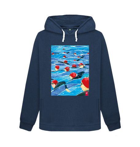 Navy Blue Printed Sweater