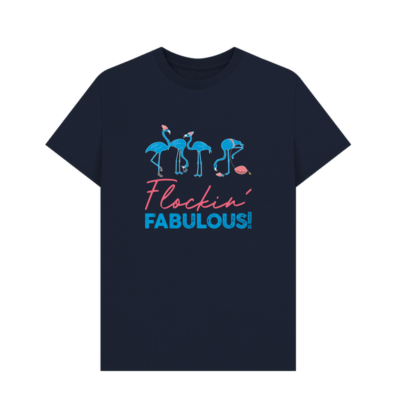 Navy Blue Printed T-shirt Front