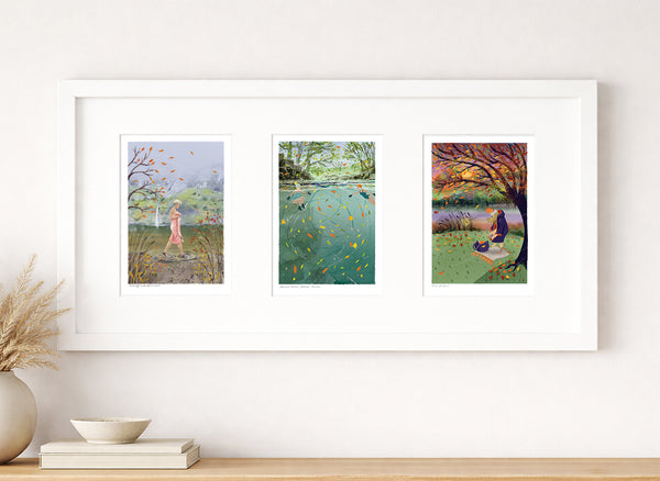 Autumn Swimming Collection | 3-Print Bundle – Studio Printed Fine Art Prints