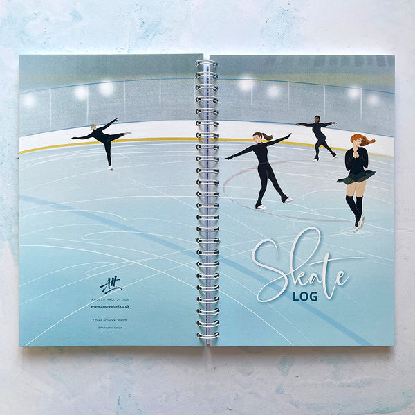 Skate Log. Journal for ice skaters