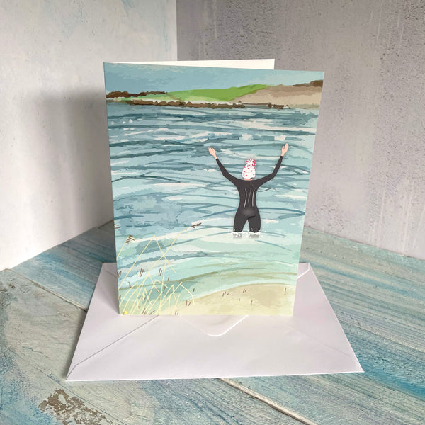 Wild Swimming card. Feel Good Swim