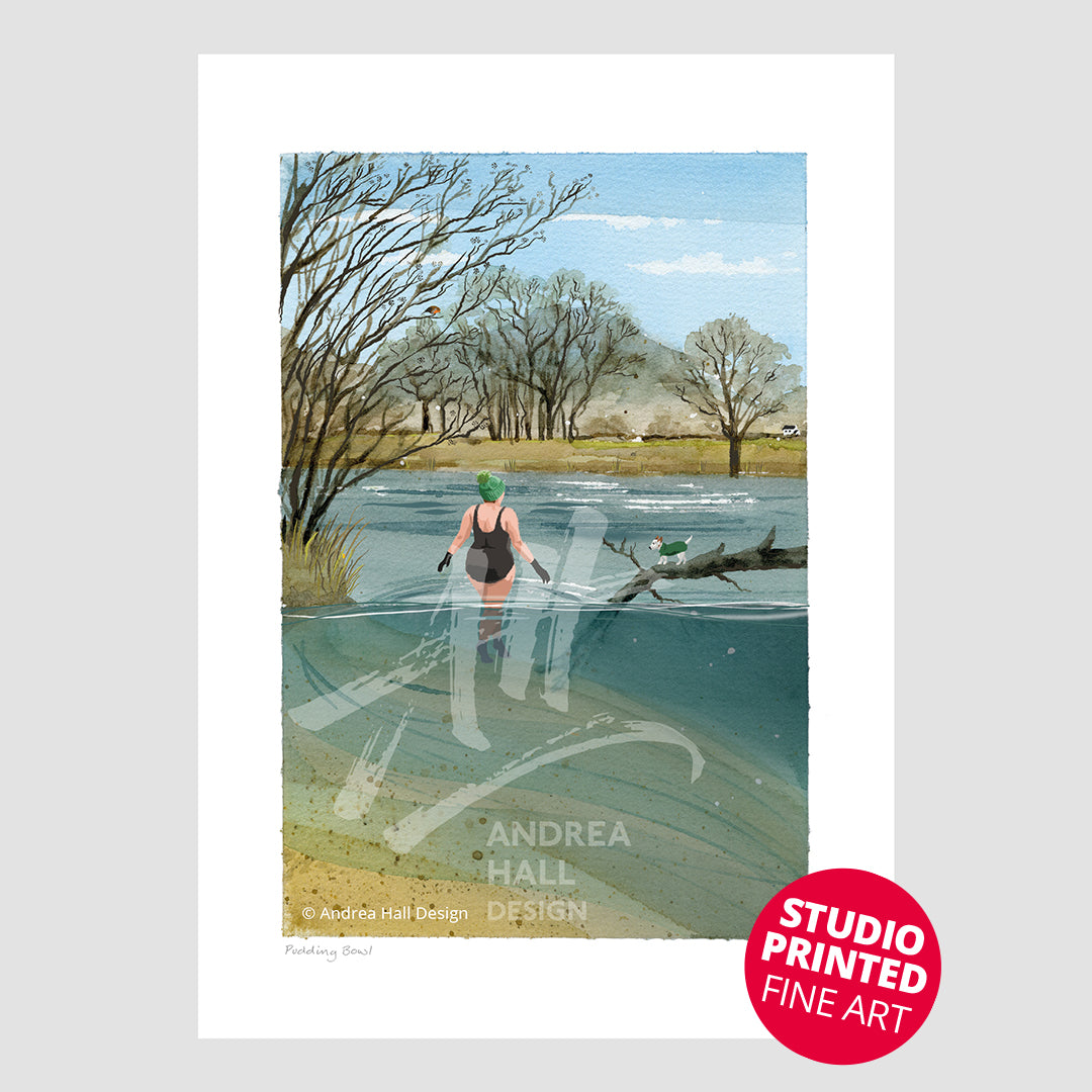 Pudding Bowl | Wild Swimming – Studio Printed Fine Art Print