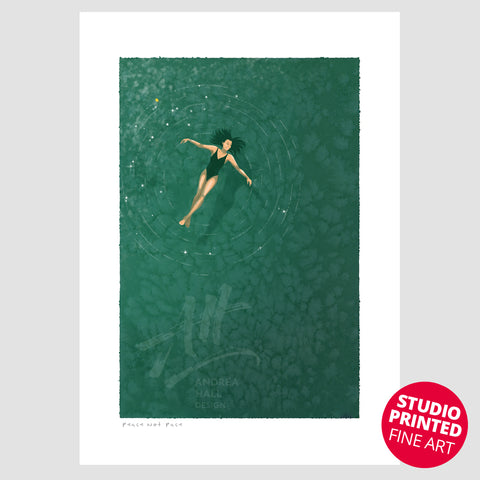 Peace Not Pace | Wild Swimming – Studio Printed Fine Art Print