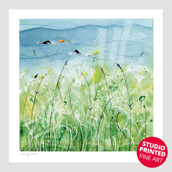 Spring Vibes | Open Water Swimming – Studio Printed Fine Art Print