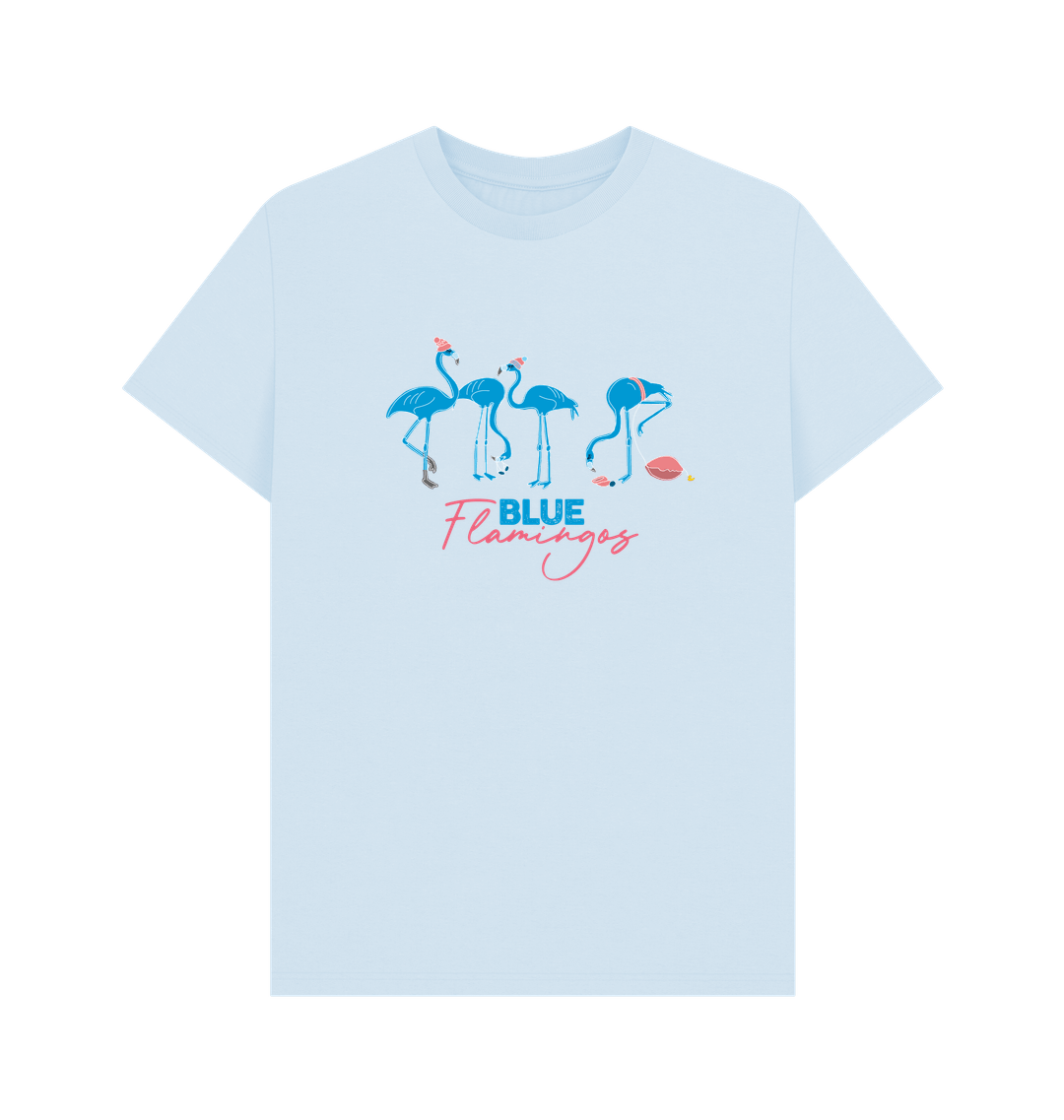 Sky Blue Printed T-shirt