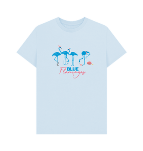 Sky Blue Printed T-shirt