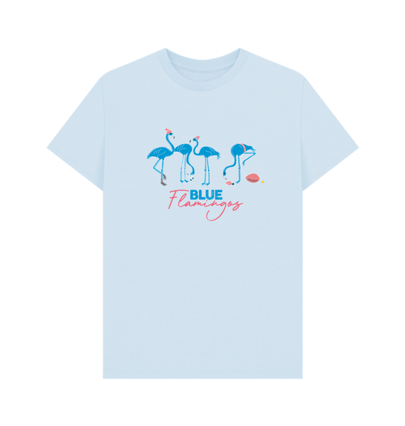 Sky Blue Printed T-shirt