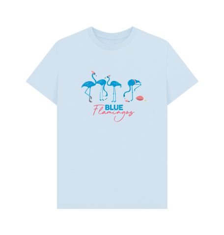 Sky Blue Printed T-shirt