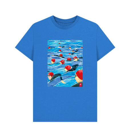Bright Blue Printed T-shirt