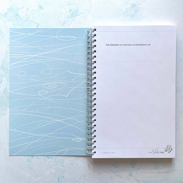 Skate Log. Journal for ice skaters