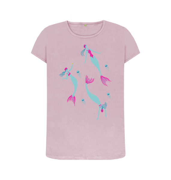 Mauve Printed T-shirt Front