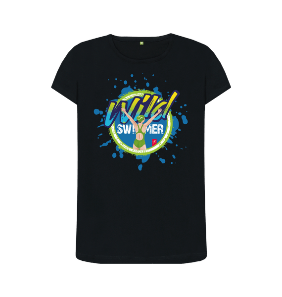 Black Printed T-shirt Front