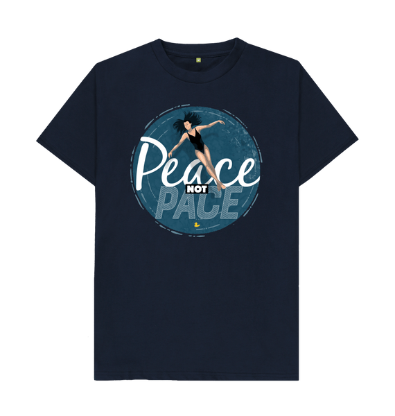 Navy Blue Peace Not Pace - unisex fit