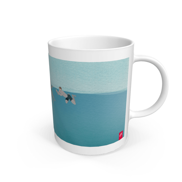 White Outdoor Swimmers Making Plans Mug