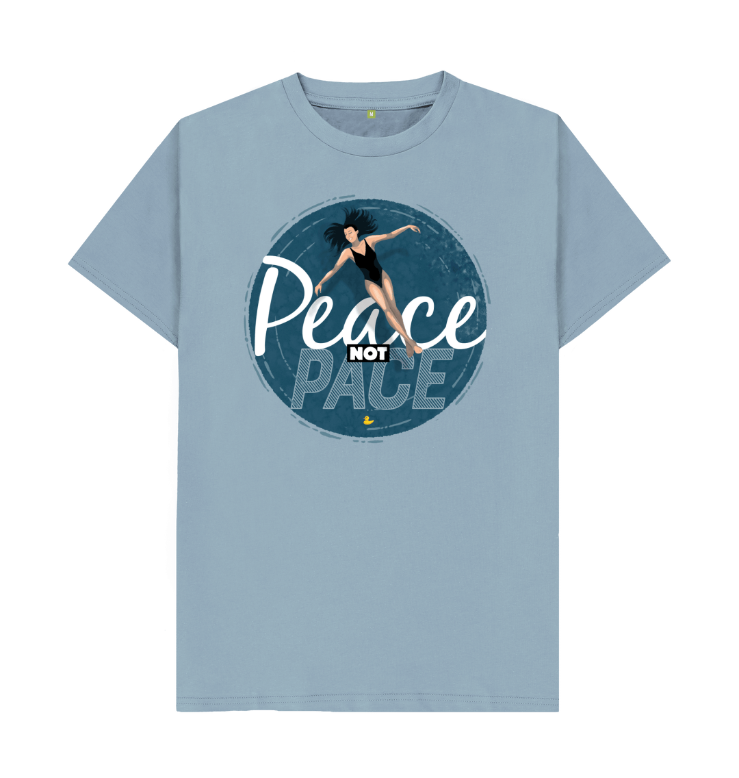 Stone Blue Peace Not Pace - unisex fit