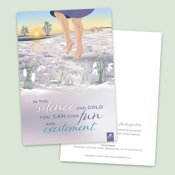 Great Outdoors postcards set. Soulful Seasons