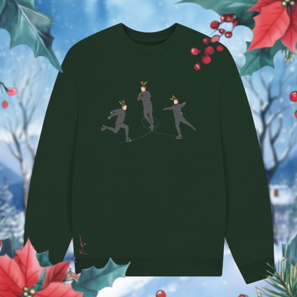 Christmas Jumper. Ice skating – male