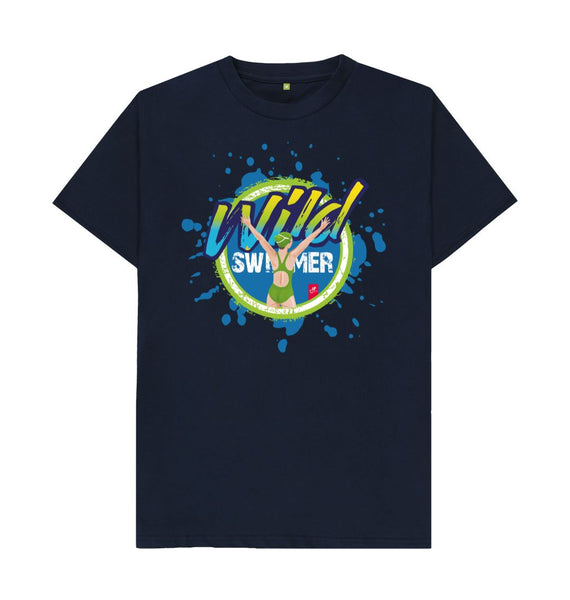 Navy Blue Wild Swimmer unisex T-shirt