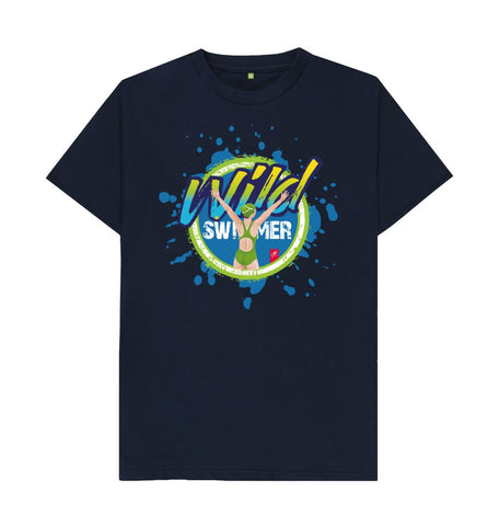 Navy Blue Wild Swimmer unisex T-shirt