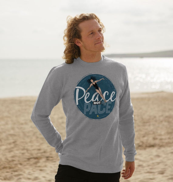 Peace Not Pace wild swimming sweatshirt - unisex fit