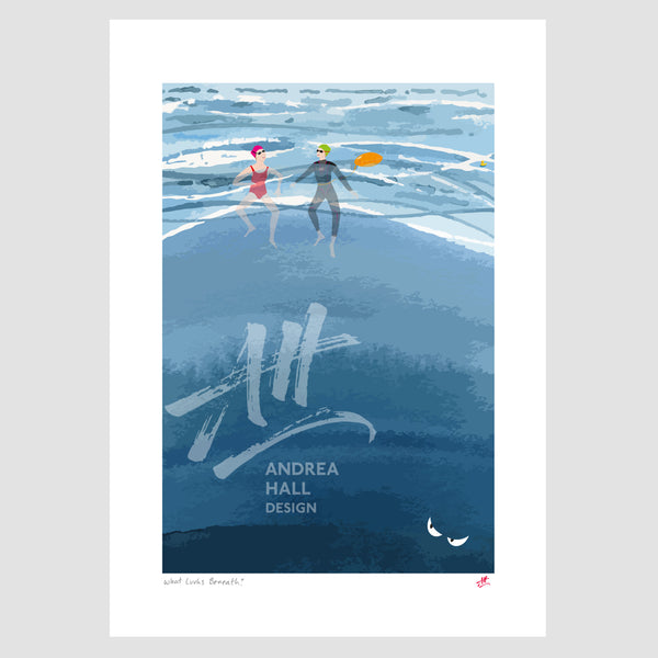 Outdoor Swimming print 'What Lurks Beneath'
