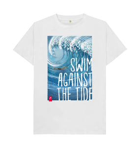 White Swim Against the Tide unisex t-shirt