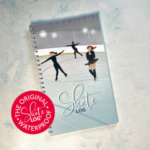 Skate Log. Robust waterproof journal for ice skaters