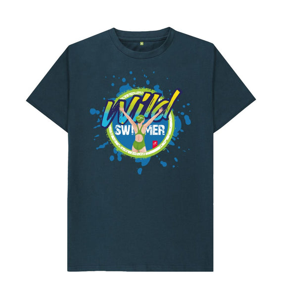 Denim Blue Wild Swimmer unisex T-shirt