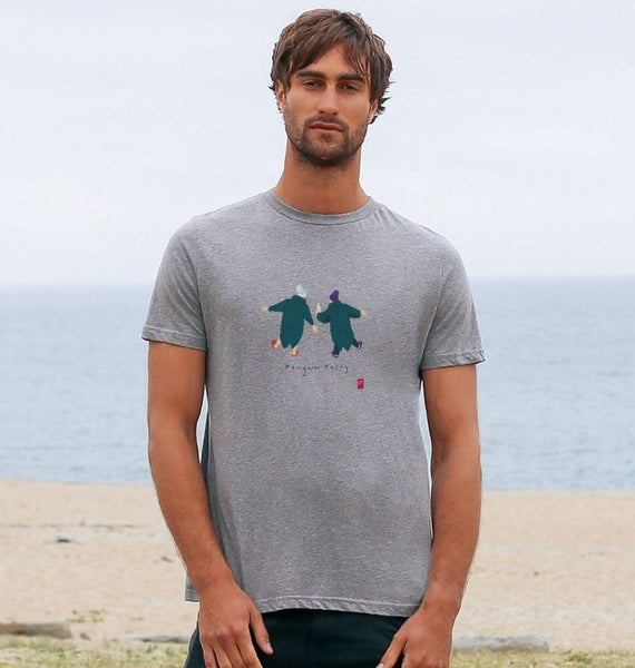 Penguin Party open water swimming T-shirt – classic fit