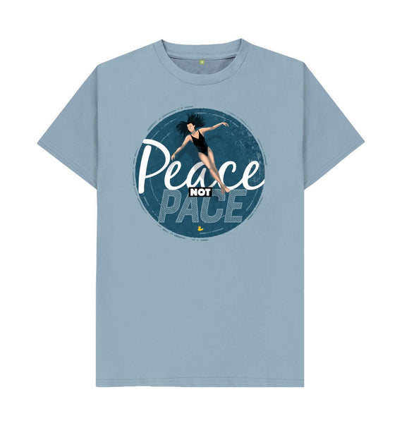 Stone Blue Peace Not Pace - unisex fit