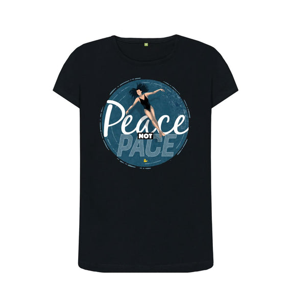 Black Peace Not Pace women's T-shirt