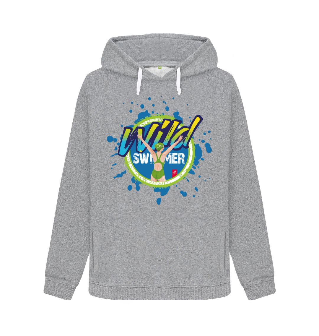 Light Heather Womens Wild swimmer hoodie