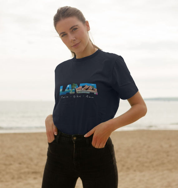 Lanza, Swim, Bike Run t-shirt. Classic fit