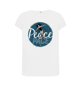 White Peace Not Pace women's T-shirt