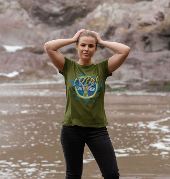 Wild Swimmer t-shirt – women's fit