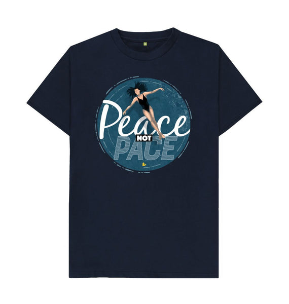 Navy Blue Peace Not Pace - unisex fit
